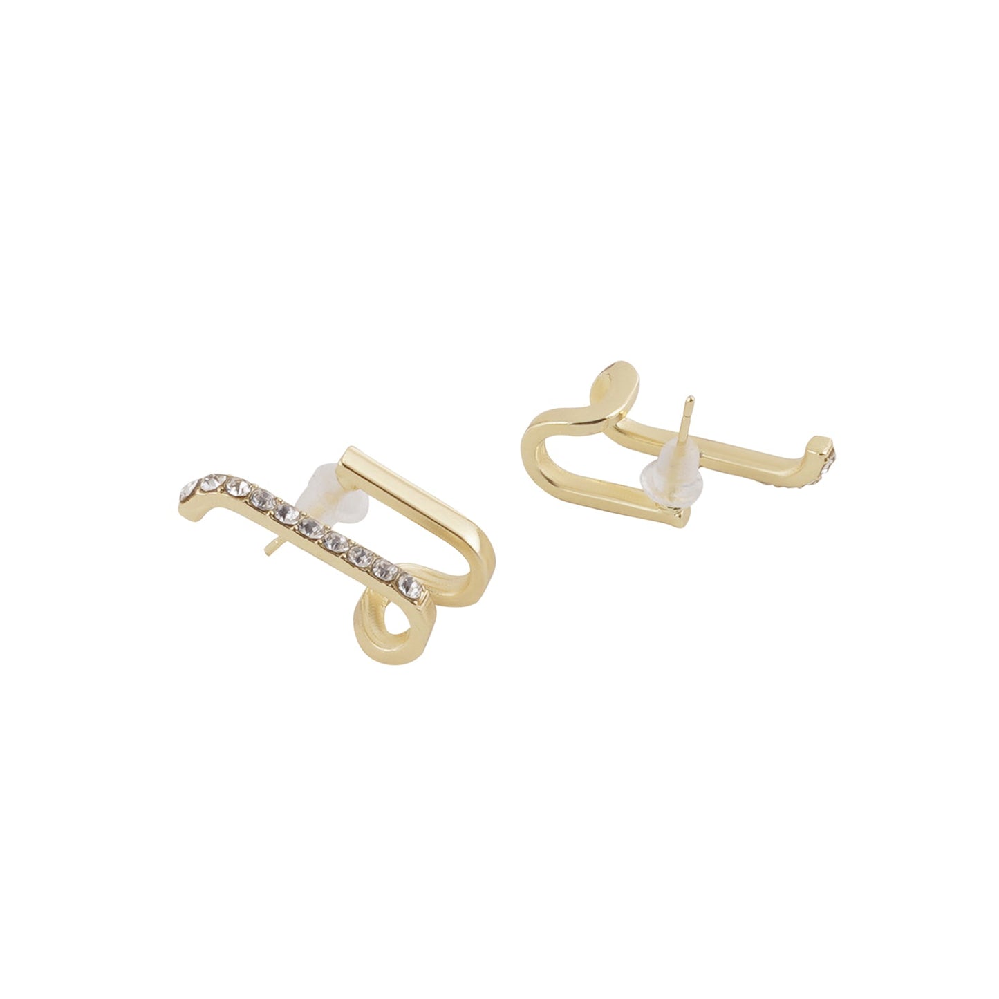 Bewitched Billie Gold And Rhinestone Earring