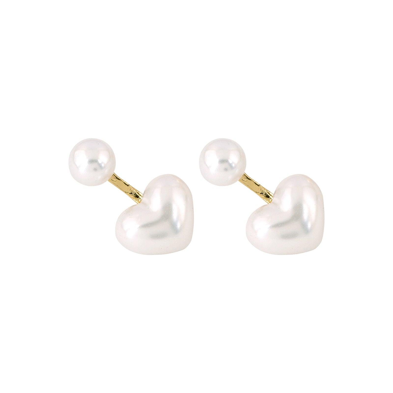 Bewitched Dasie Pearl Heart Drop Earrings