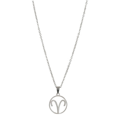 Bewitched Aries Zodiac Pendant Necklace