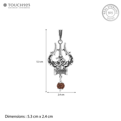 Shiva Trishul Om Pendant