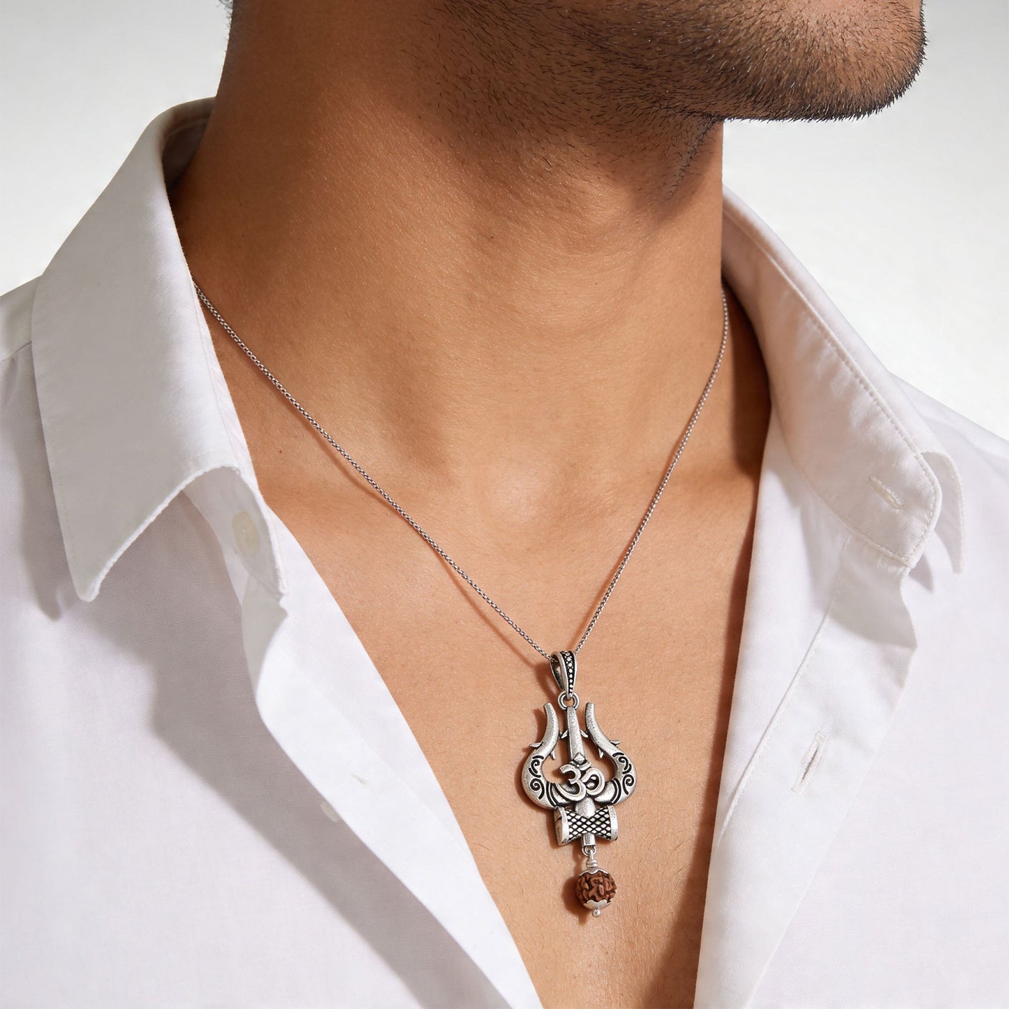 Shiva Trishul Om Pendant