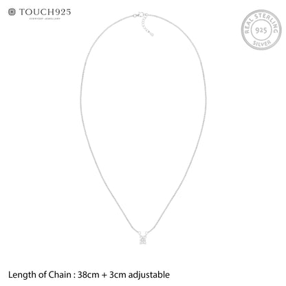 Crystal Solitaire Necklace