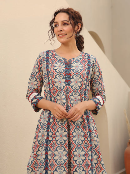 Beige daily wear kurta