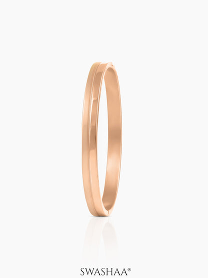Benjomia Dual Finish Rosegold Plated Bracelet