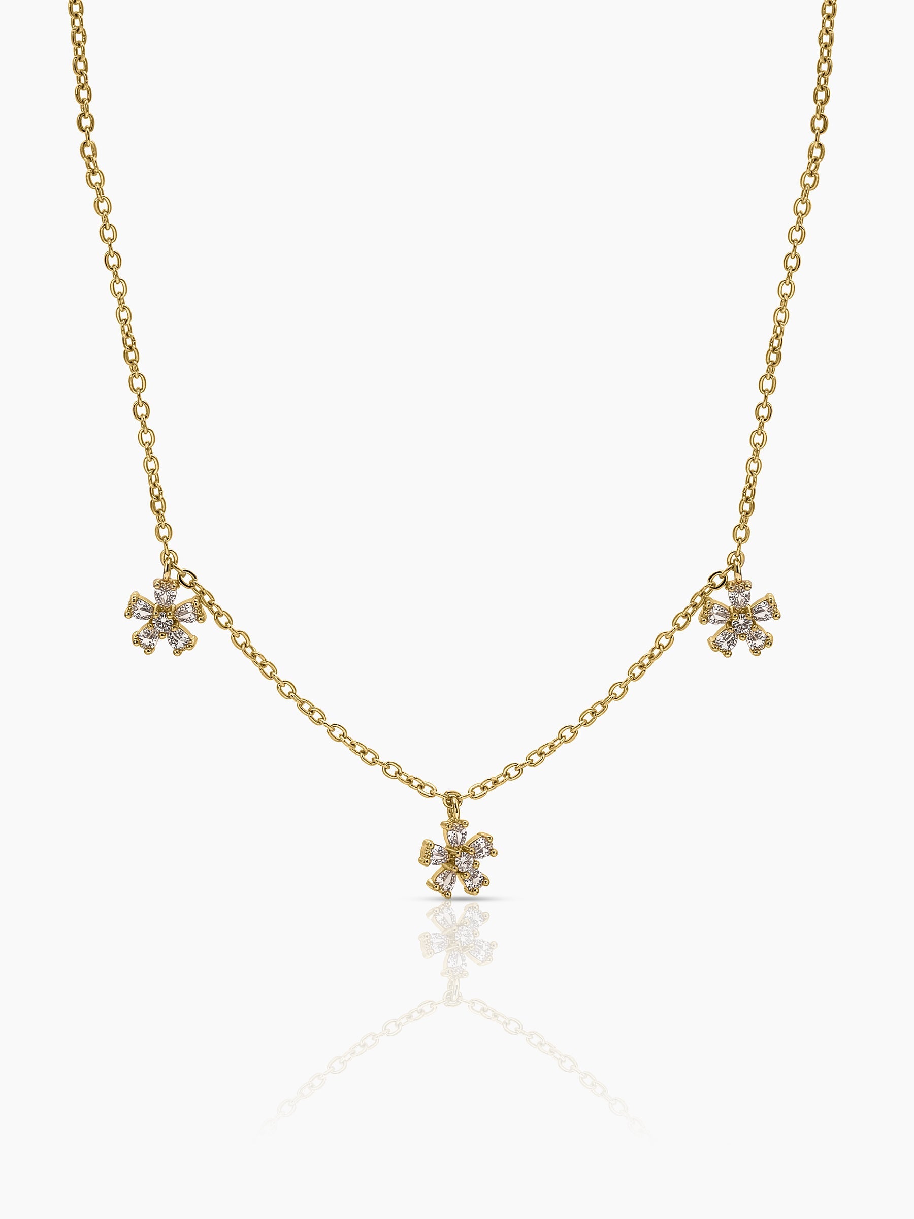 Blossomy 14K Gold Plated Choker - Swashaa