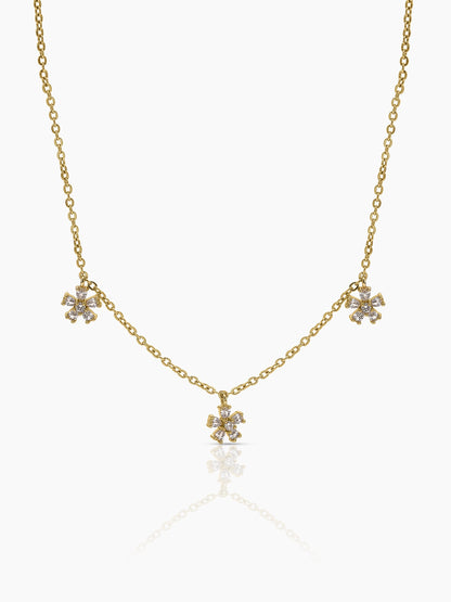 Blossomy 14K Gold Plated Choker - Swashaa