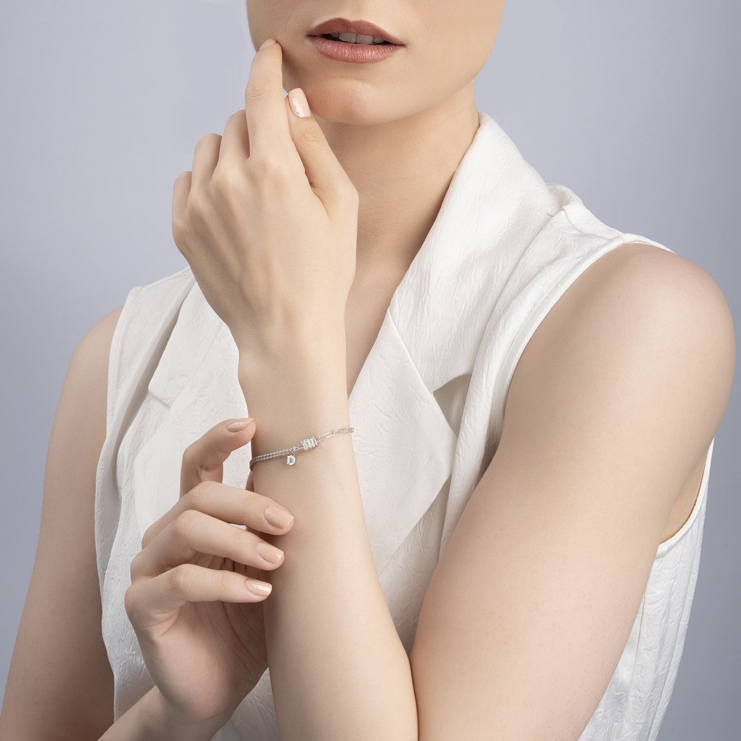 silver bracelet