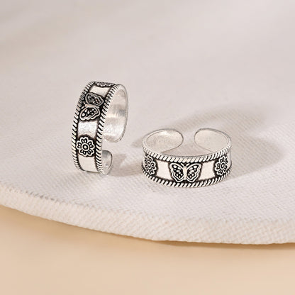 silver toe ring