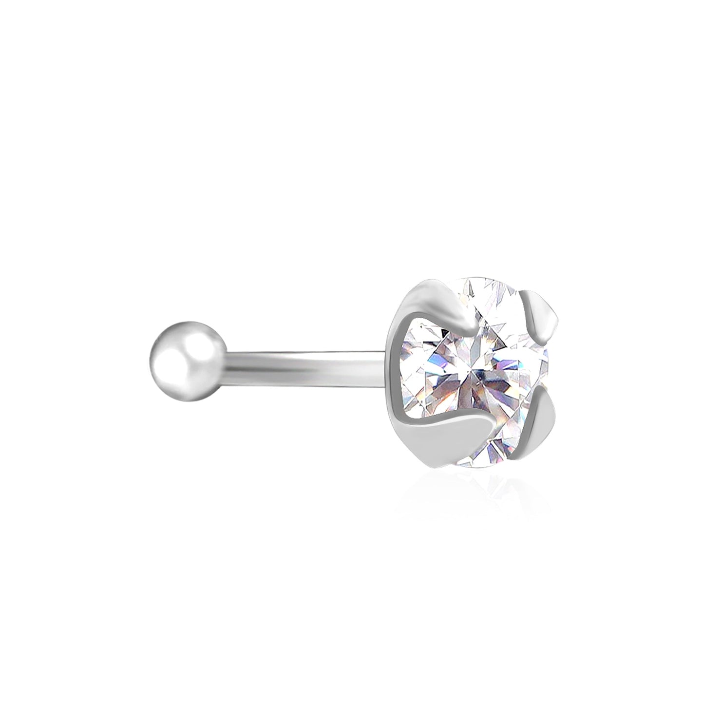 Classic CZ Nose Pin