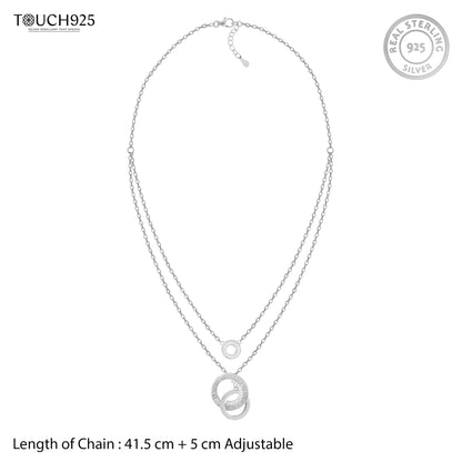 Circular Embrace Layered Necklace