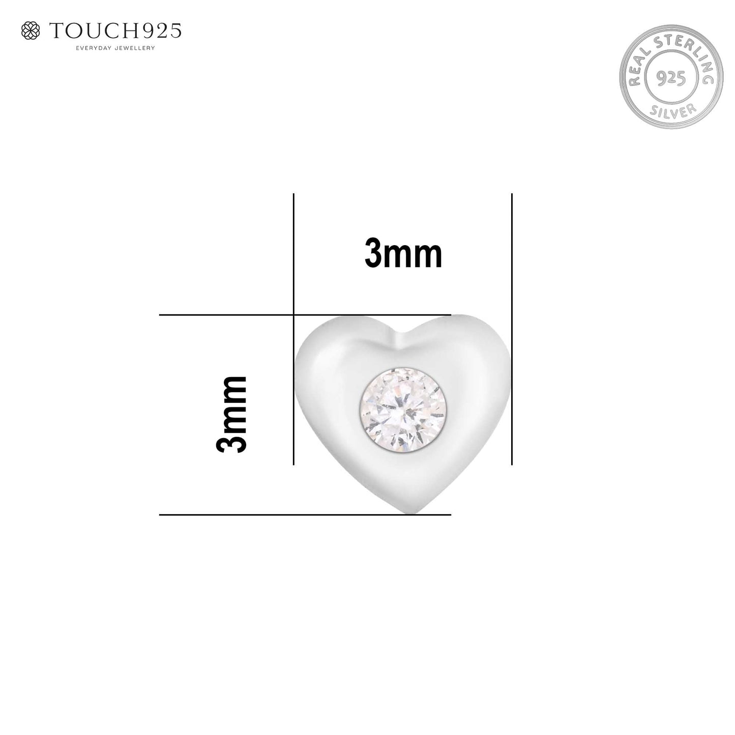 Love Dot Nose Pin