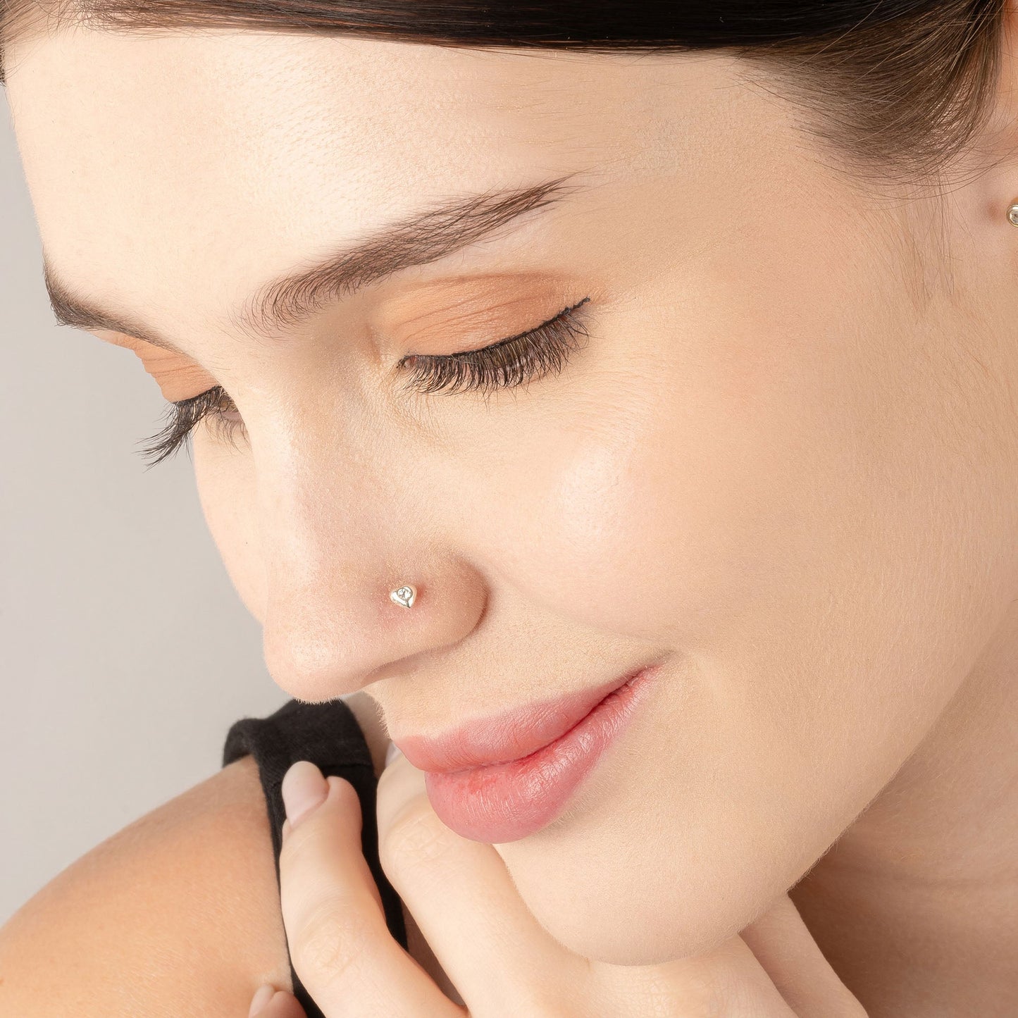 Love Dot Nose Pin