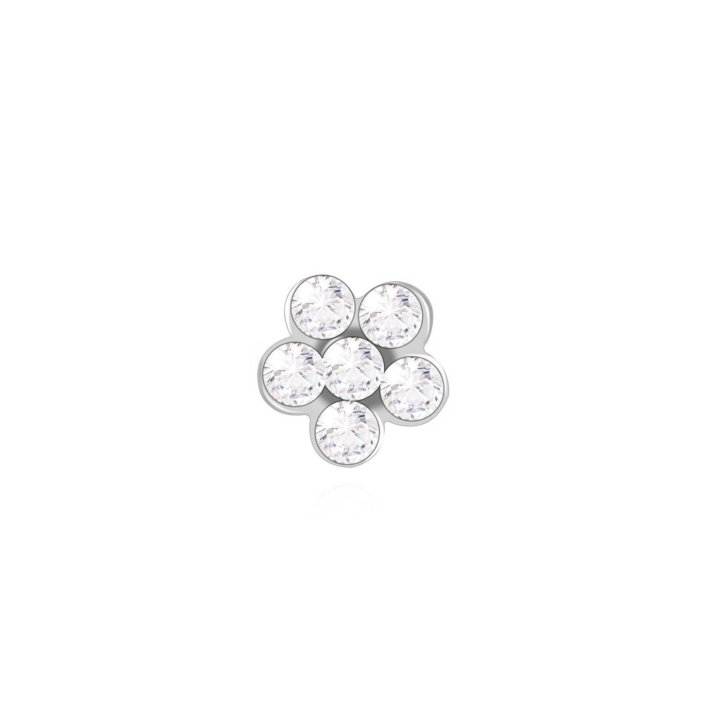 Petal Glow Nose Pin