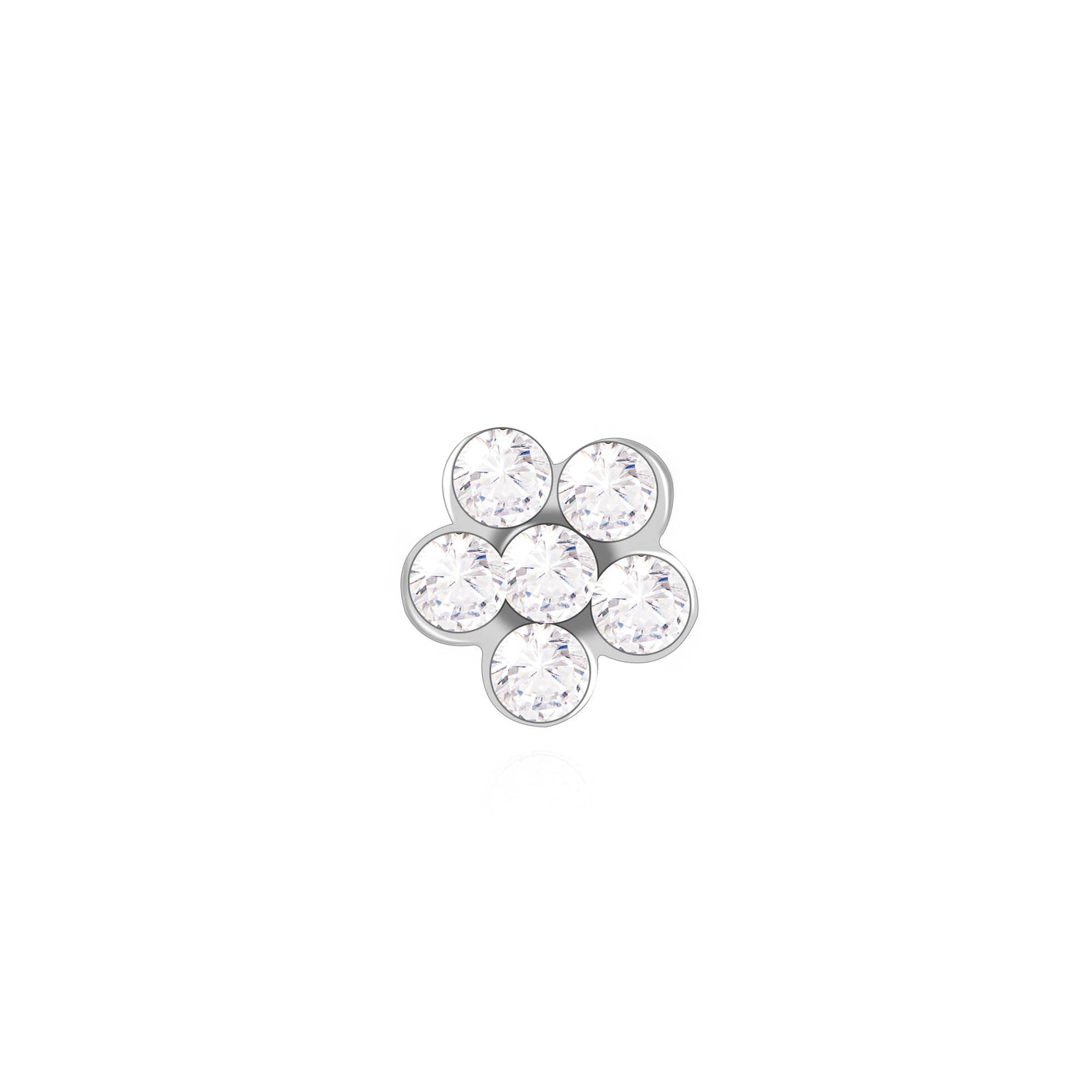 Petal Glow Nose Pin