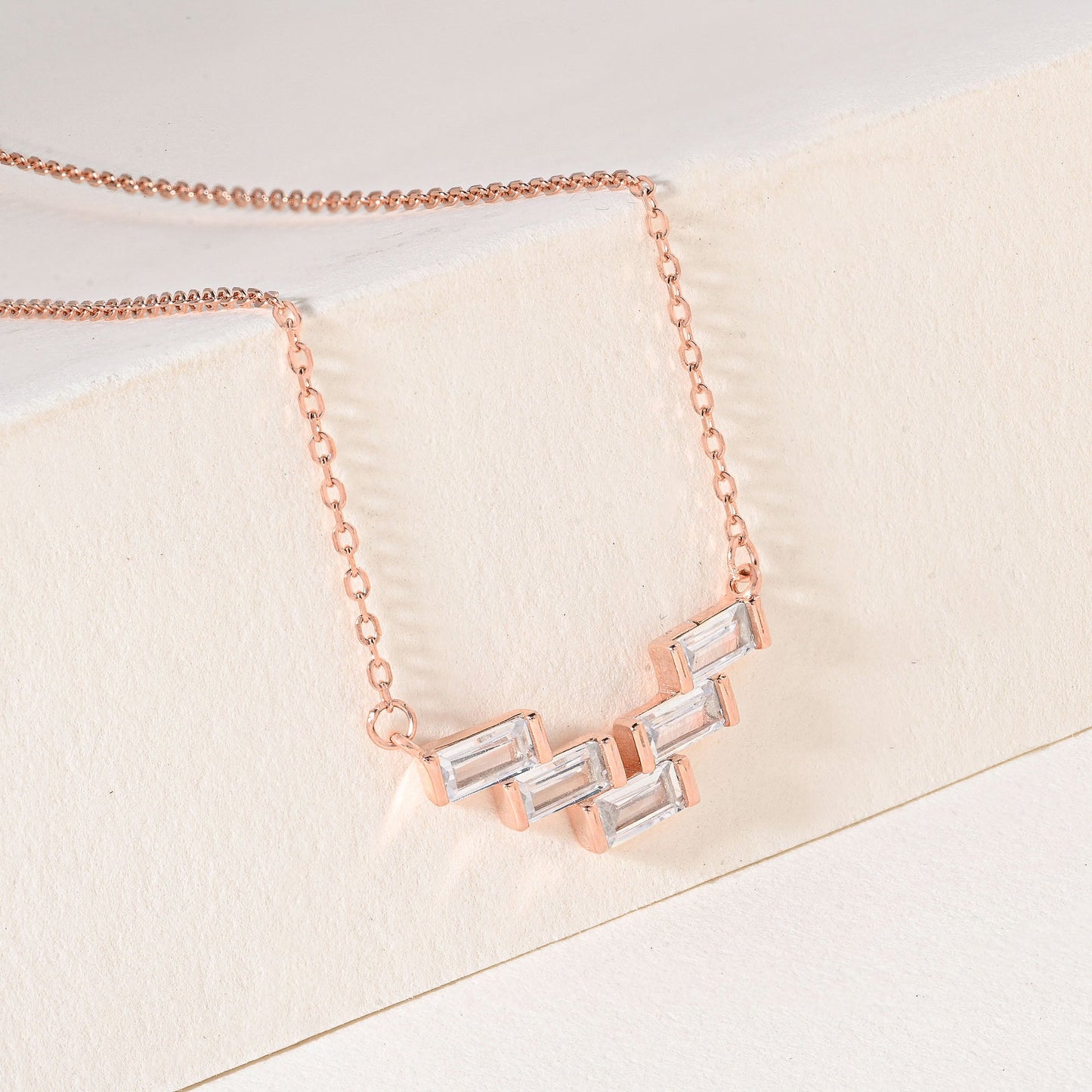 Geometric Stone Necklace