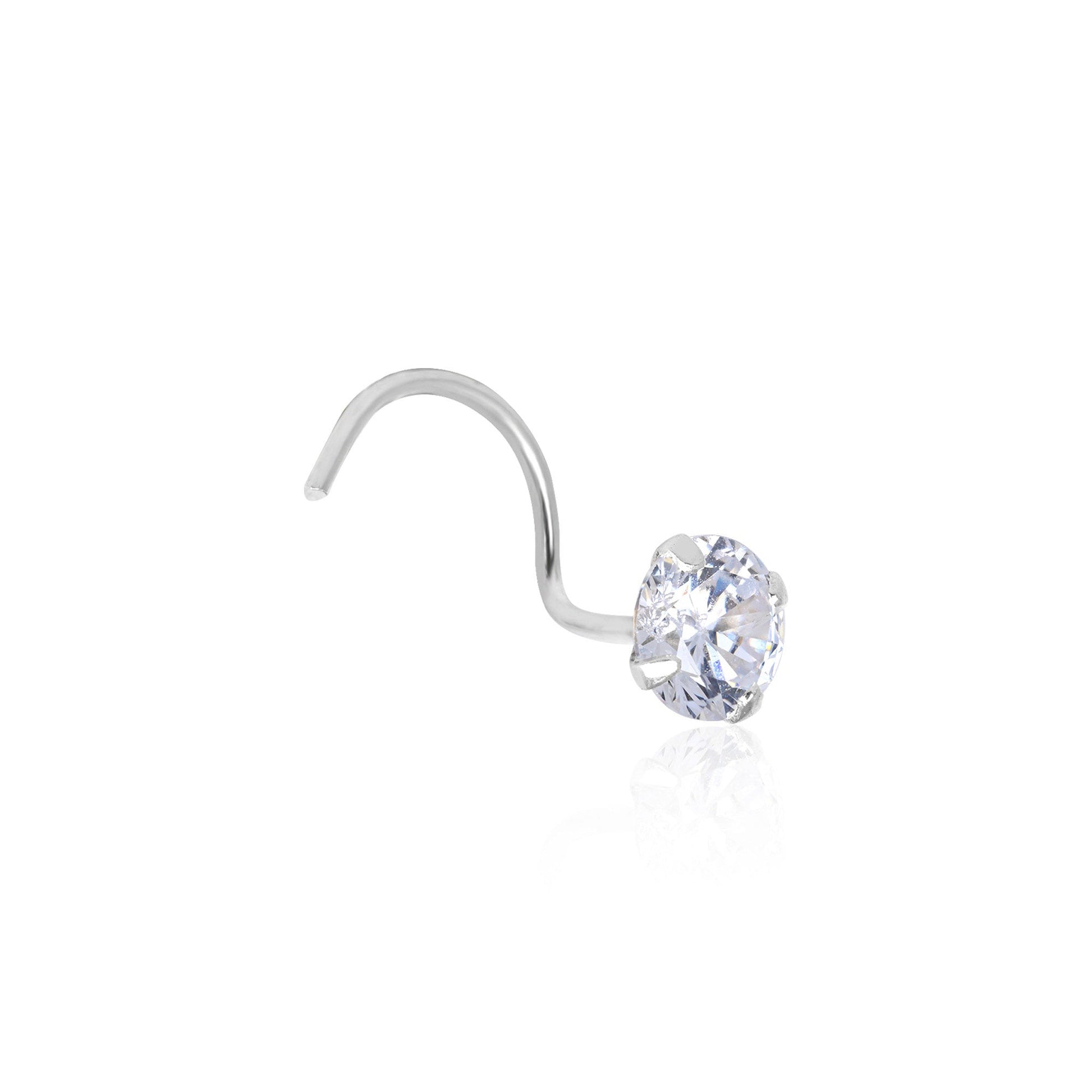 Sparkle Loop Nose Pin