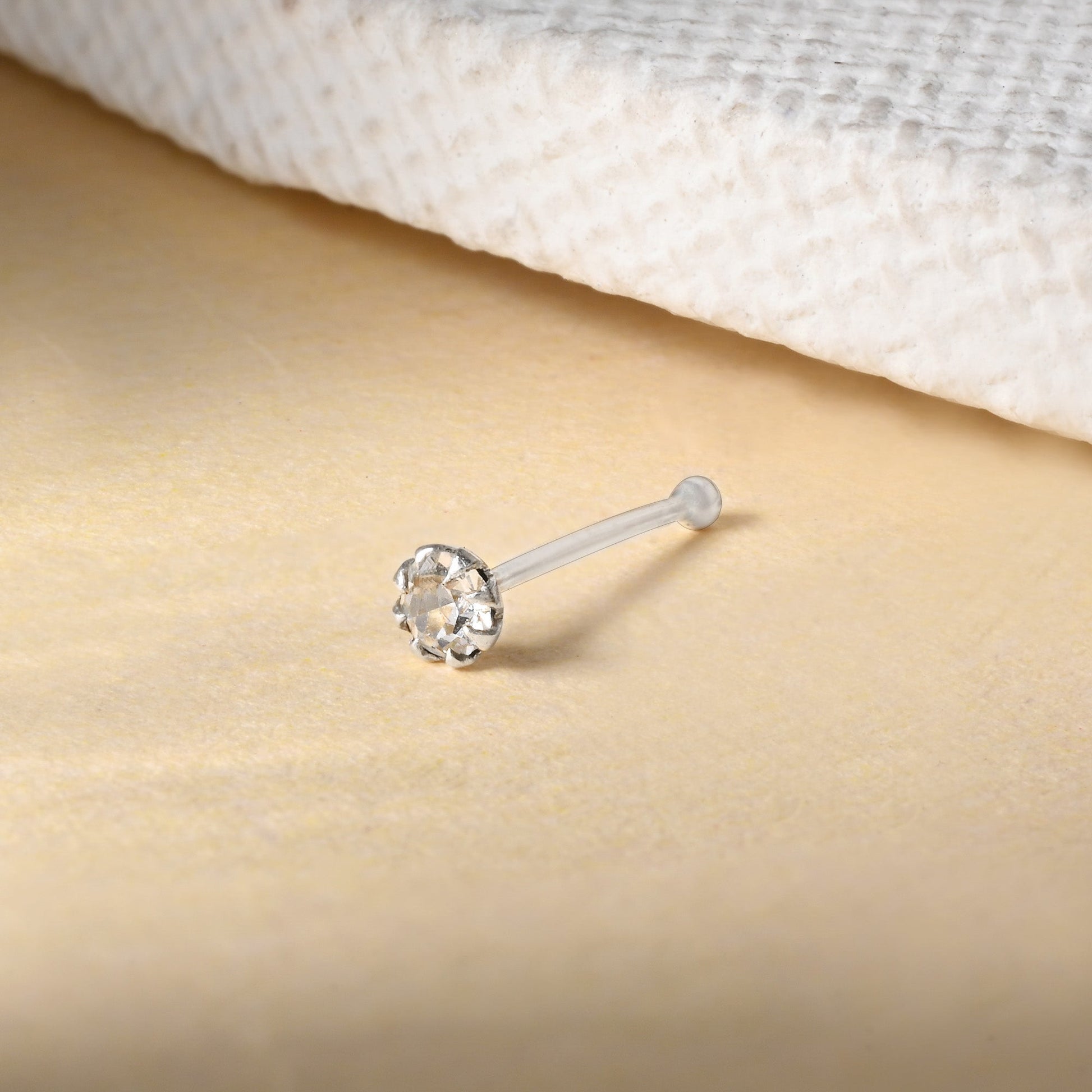 Starlit CZ Nose Pin
