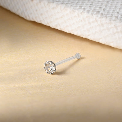 Starlit CZ Nose Pin