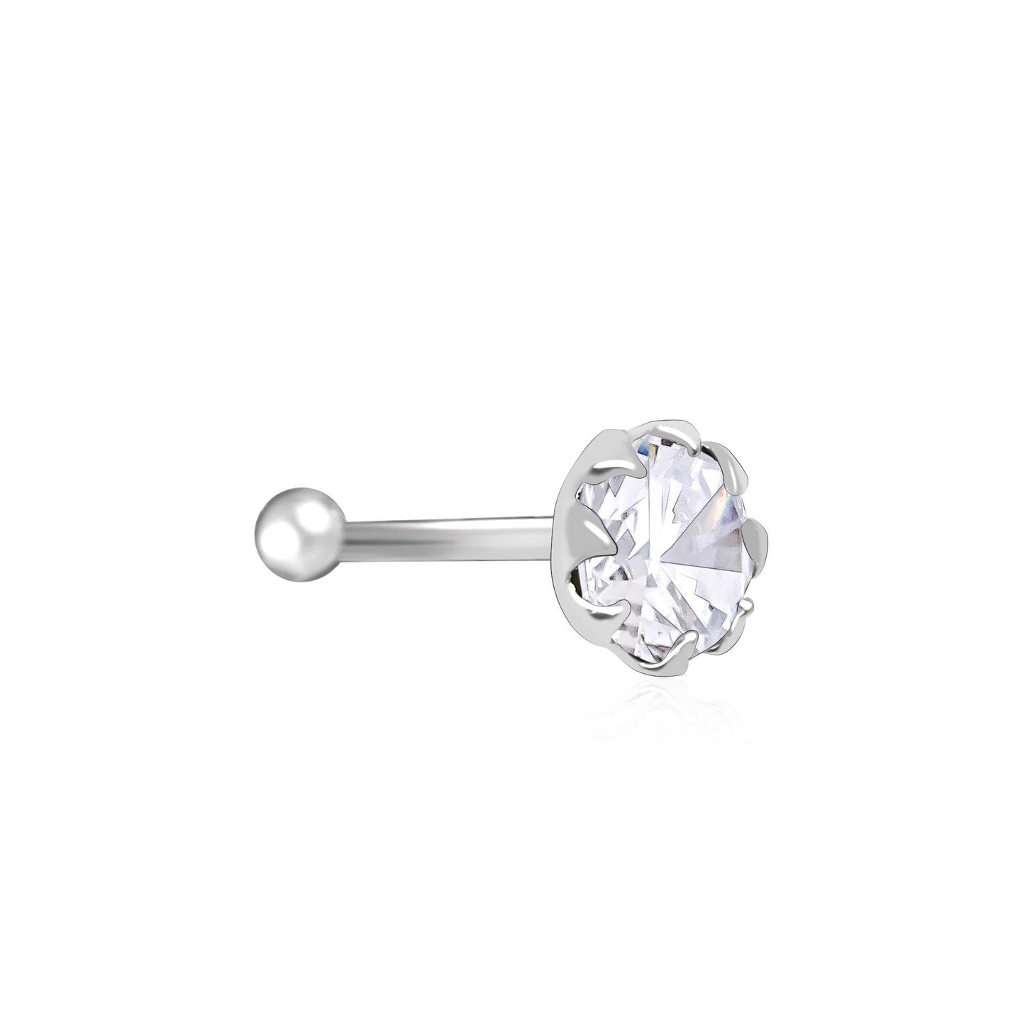 Starlit CZ Nose Pin