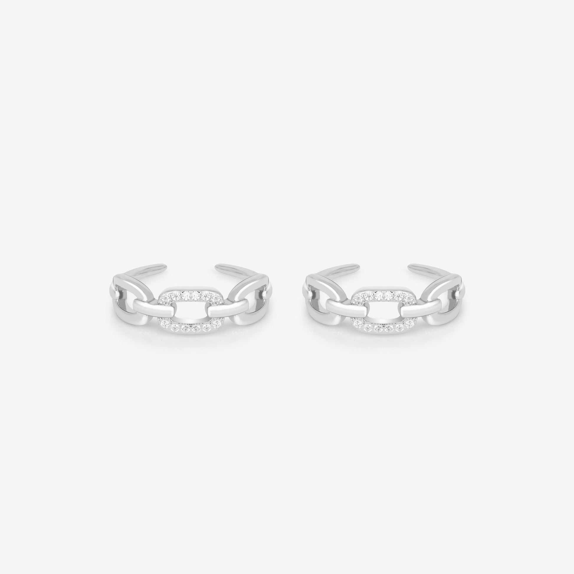 Stone Interlocking Toe Ring