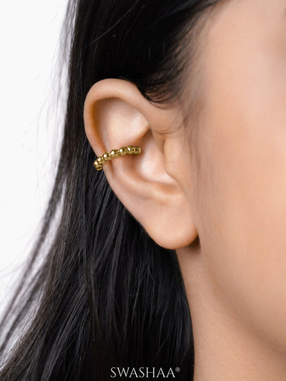 Cairo Beads 18K Gold Plated Ear Cuffs