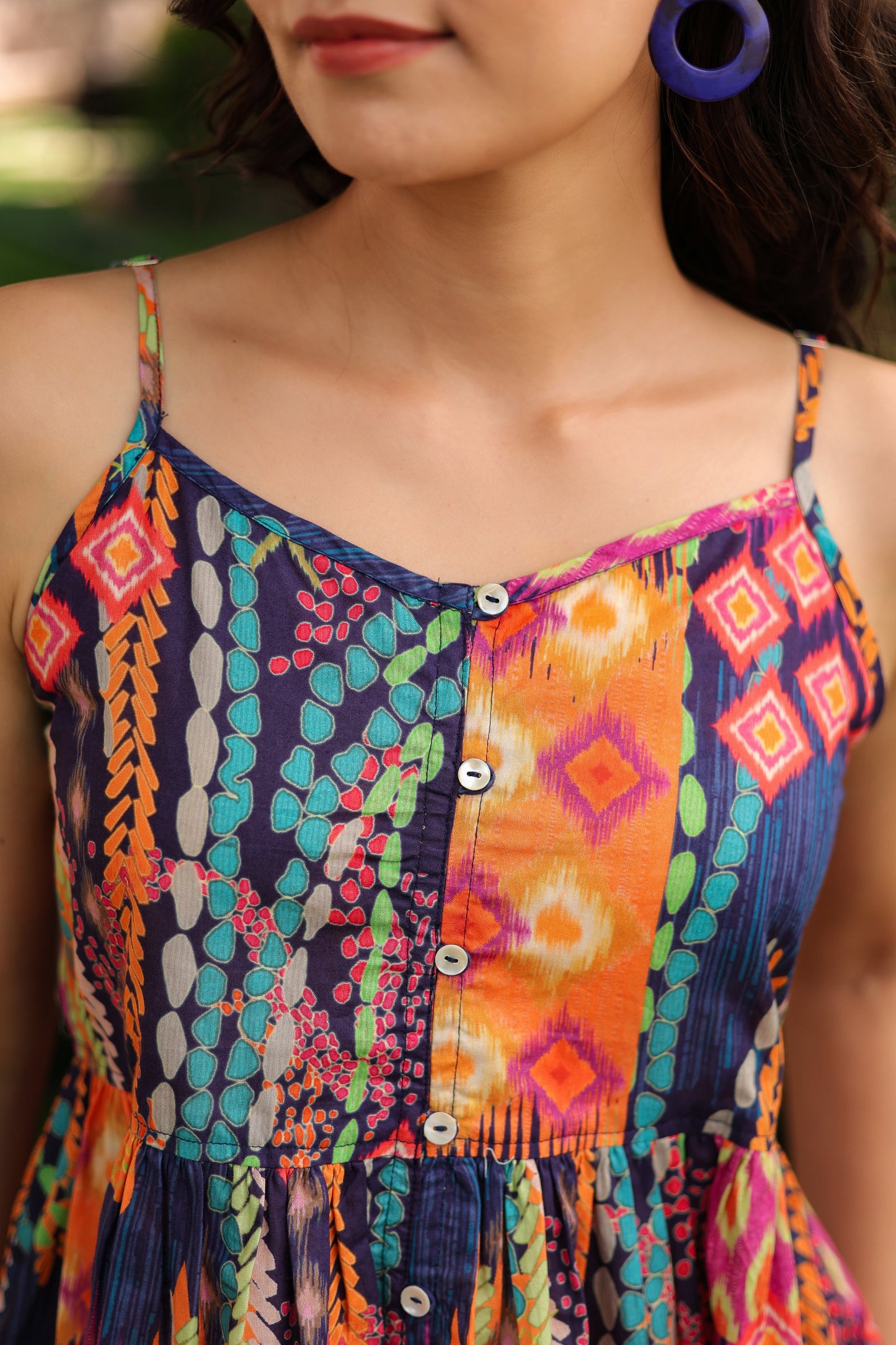 Casual cotton peplum crop top