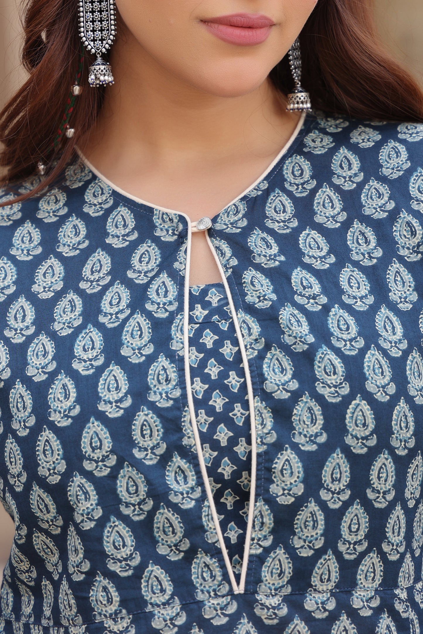 Cotton casual top with print