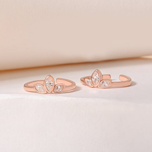 silver toe ring