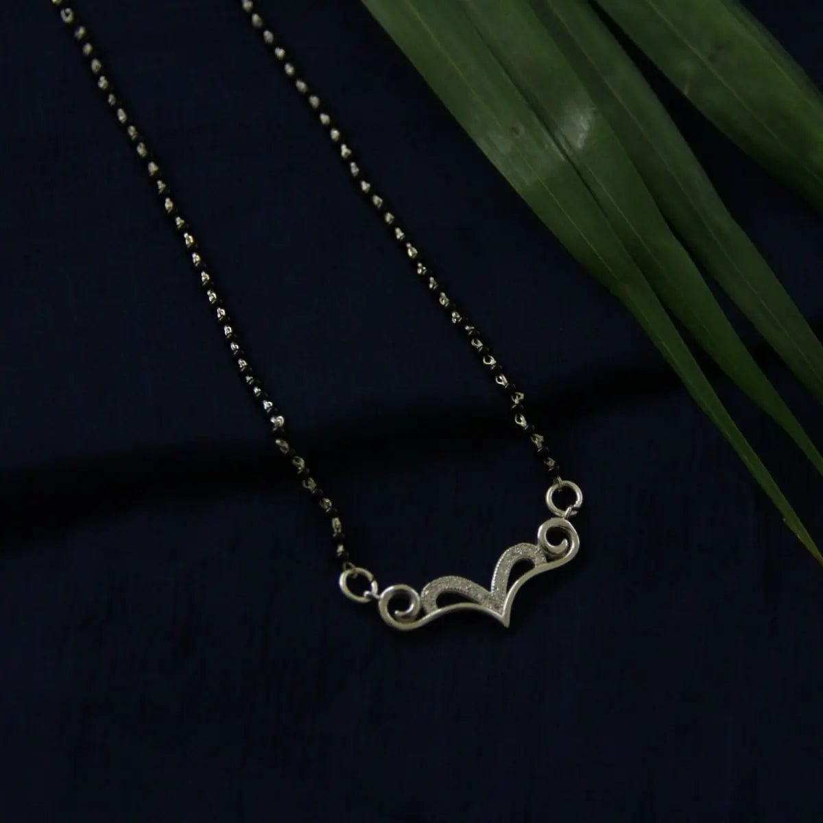 Cubic Zirconia Sterling Silver Mangalsutra