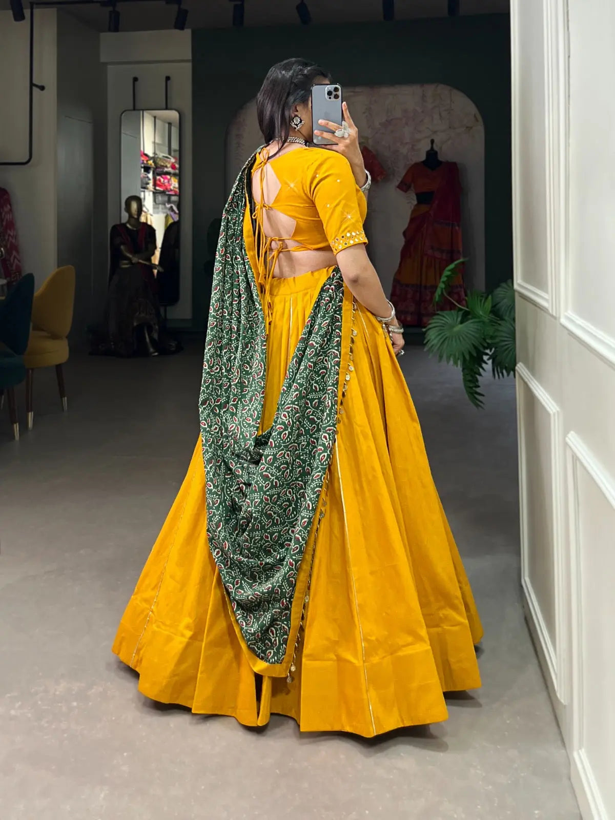 Pure Cotton Gamthi Kodi Work Navratri Special Chaniya Choli - Premium  from Ethenika.com - Just INR 4590! Shop now at Ethenika.com 