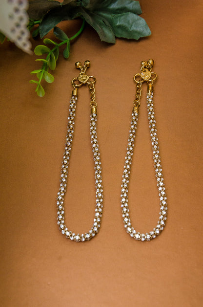 Designer Stone Embellished Anklet/Payal