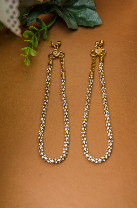 Designer Stone Embellished Anklet/Payal