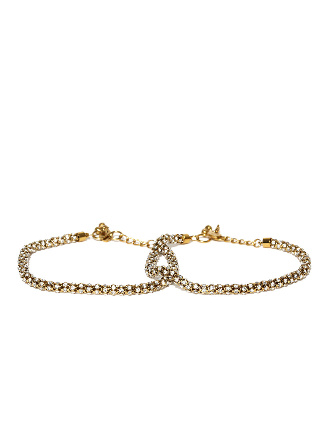 Designer Stone Embellished Anklet/Payal