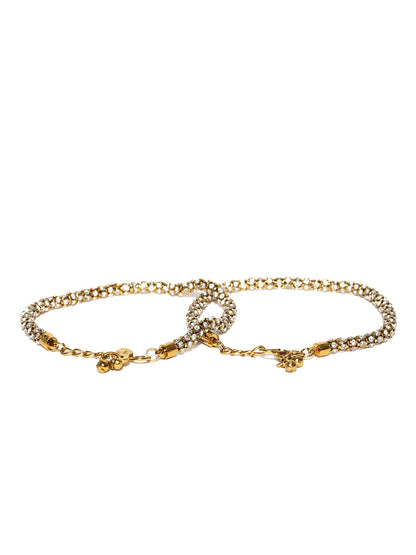 Designer Stone Embellished Anklet/Payal