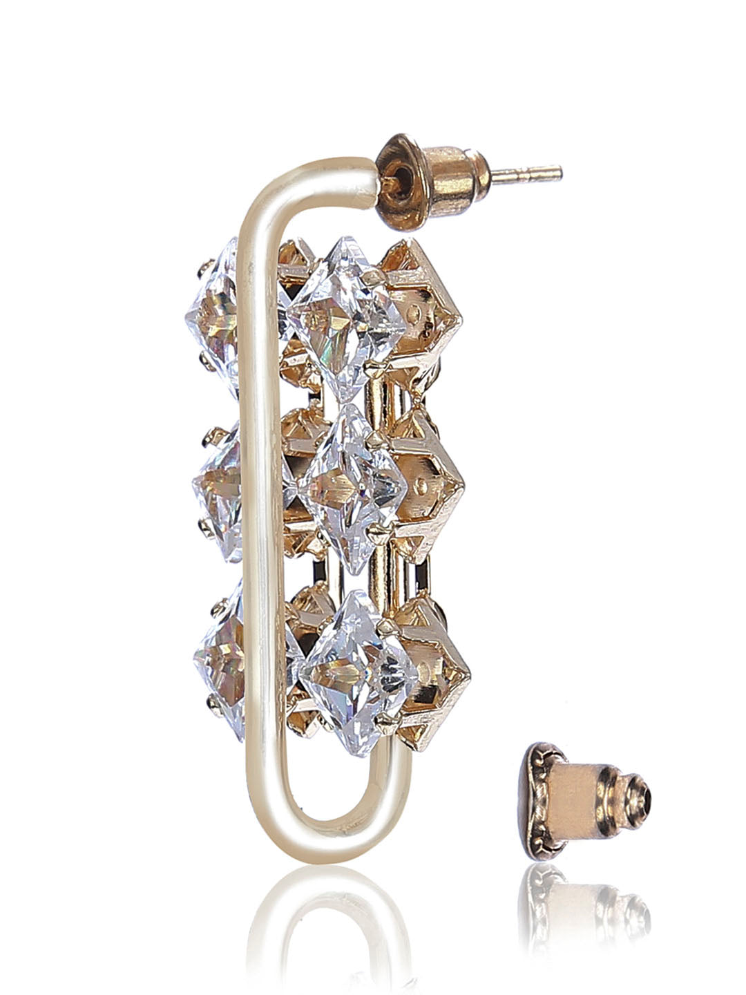 Designer Elegant Crystal Stud Earrings