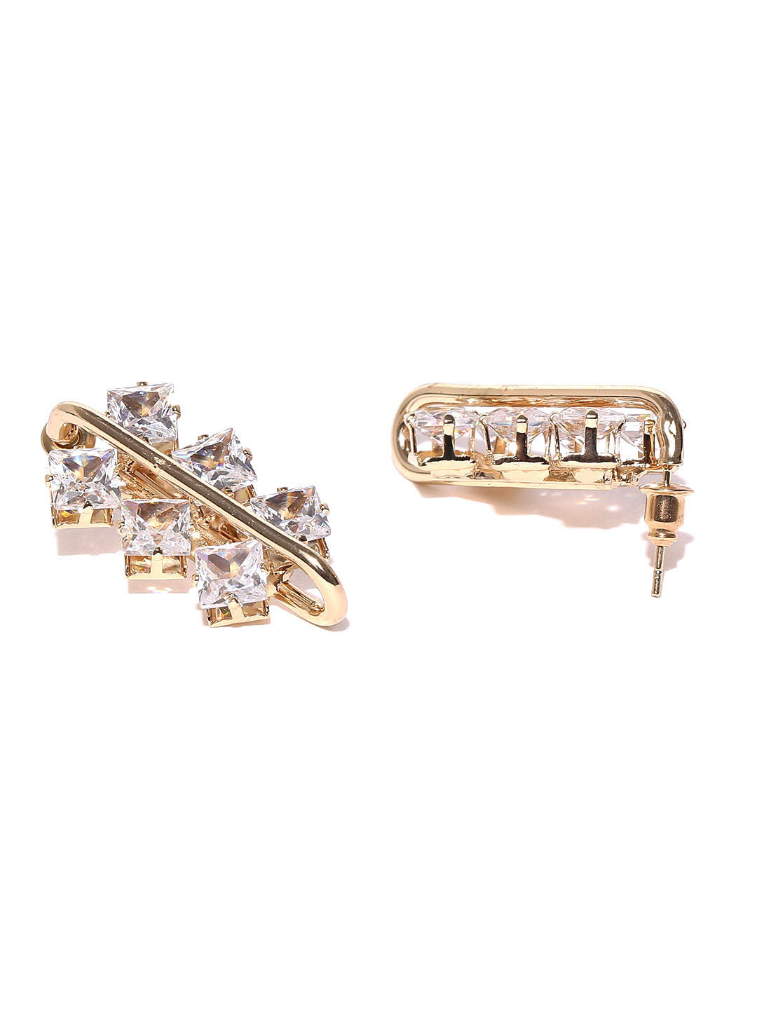 Designer Elegant Crystal Stud Earrings