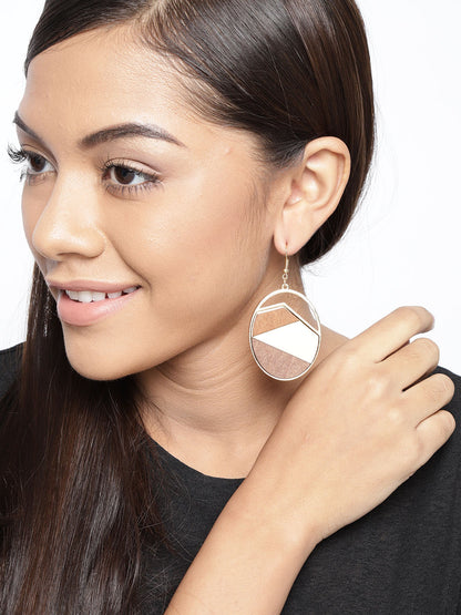 Fancy Fusion Wooden Earrings For Girls/Women
