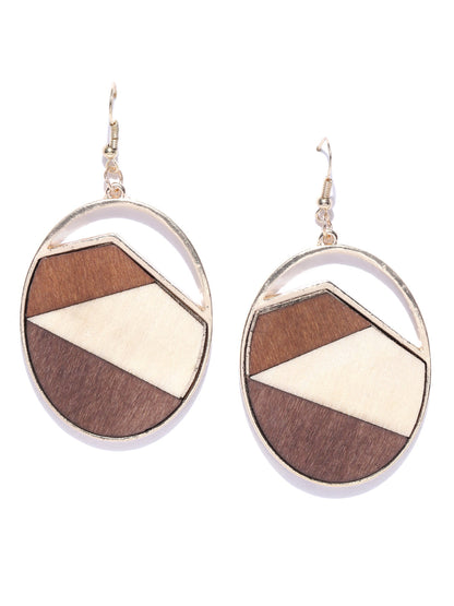 Fancy Fusion Wooden Earrings For Girls/Women