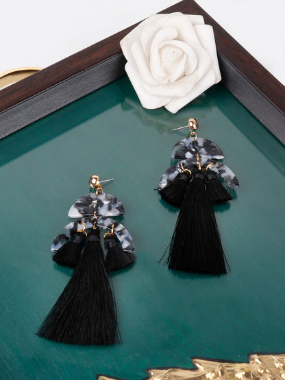 Fashion Acrylic Tassel Earrings