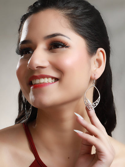 Filigree Silver Plated Earrings