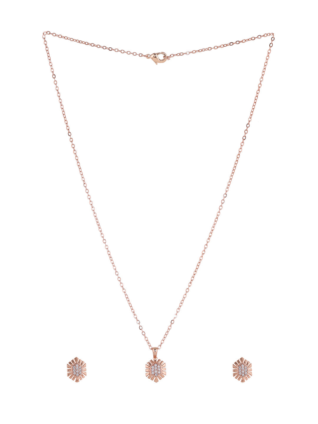 Prita American Diamond Valentine's Necklace