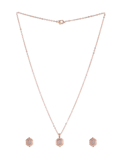 Prita American Diamond Valentine's Necklace