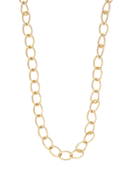 Gold Plated Linked Necklace