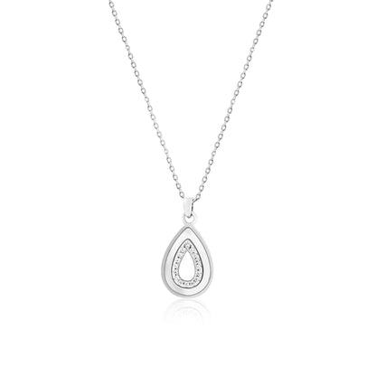 Drop Shape Pendant Necklace