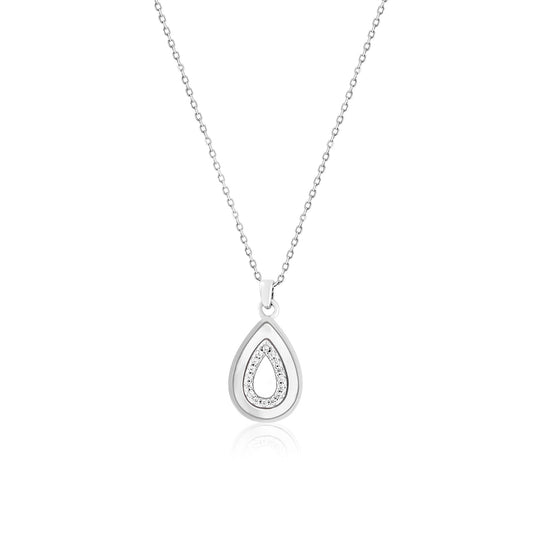Drop Shape Pendant Necklace