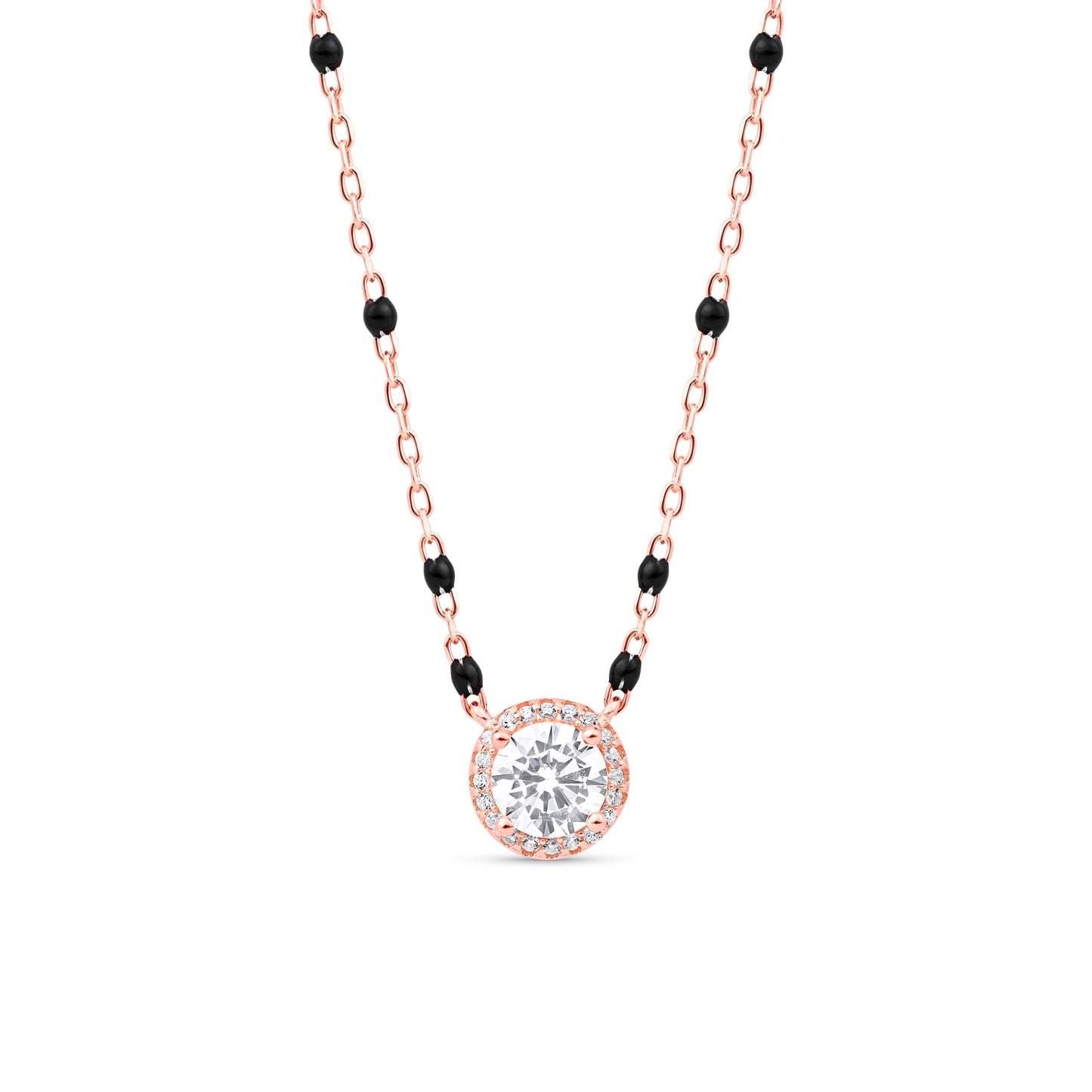 Round Halo Mangalsutra