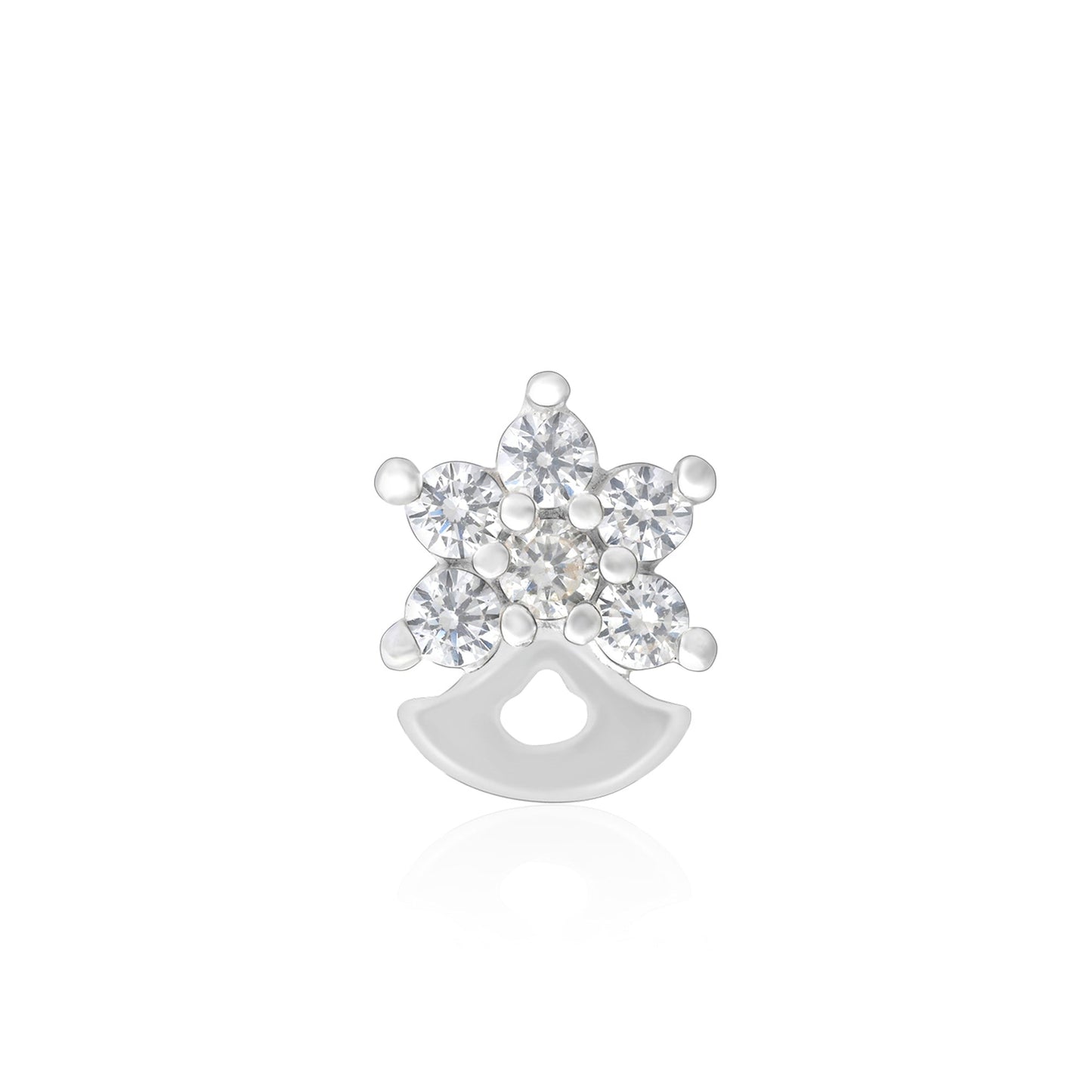 Mini Star Spark Silver Nose Pin
