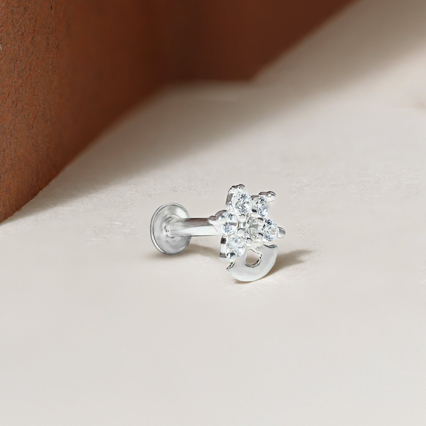 Mini Star Spark Silver Nose Pin