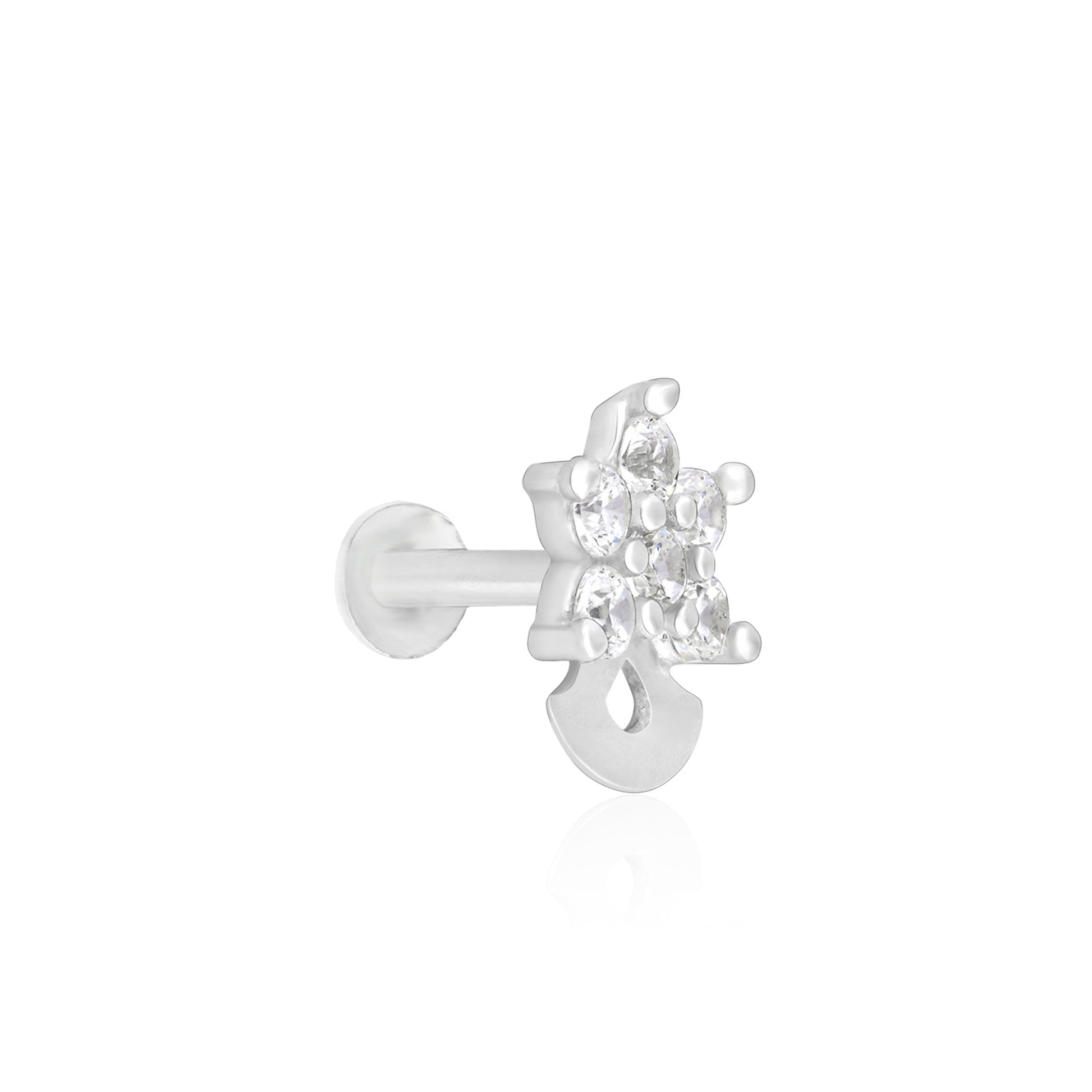 Mini Star Spark Silver Nose Pin