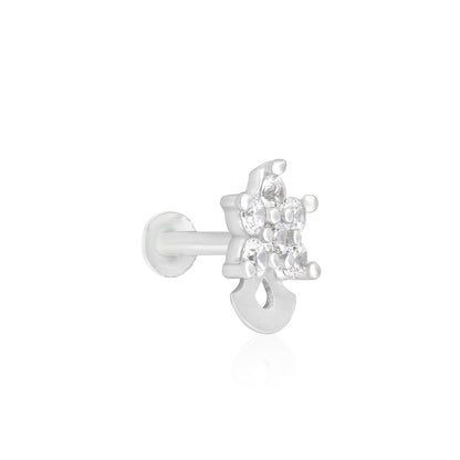 Mini Star Spark Silver Nose Pin